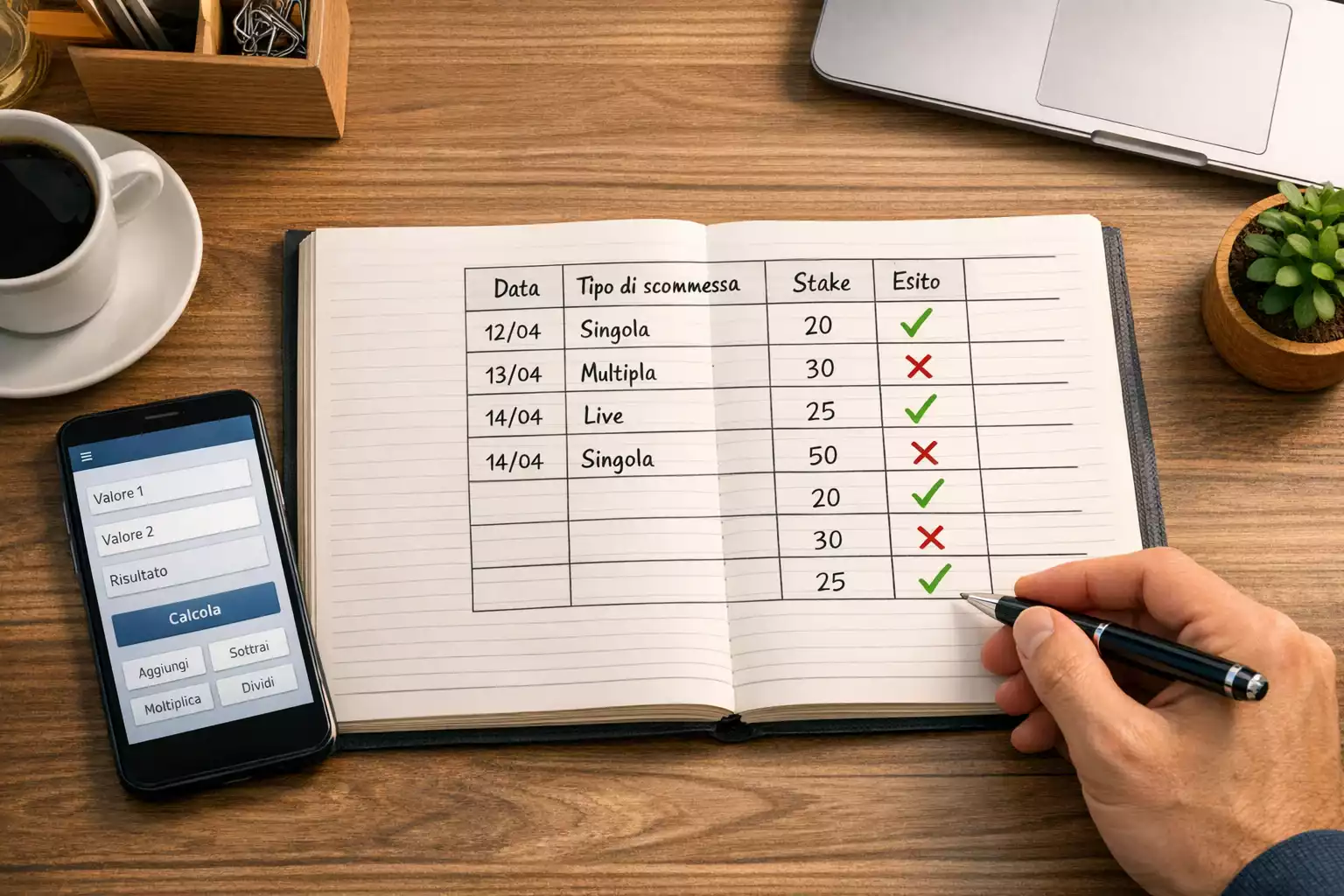 Persona che gestisce il budget per le scommesse live